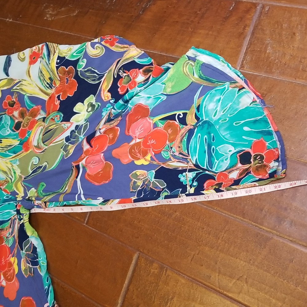 Ivy Street Multicolored Sleeveless Spaghetti Strap Jumpsuit - Picture 14 of 16